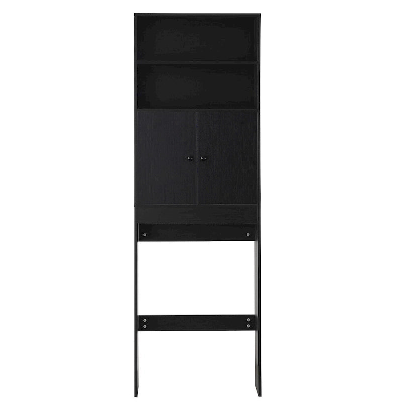 Meuble de rangement pour toilettes, armoire de rangement de style ferme au-dessus des toilettes