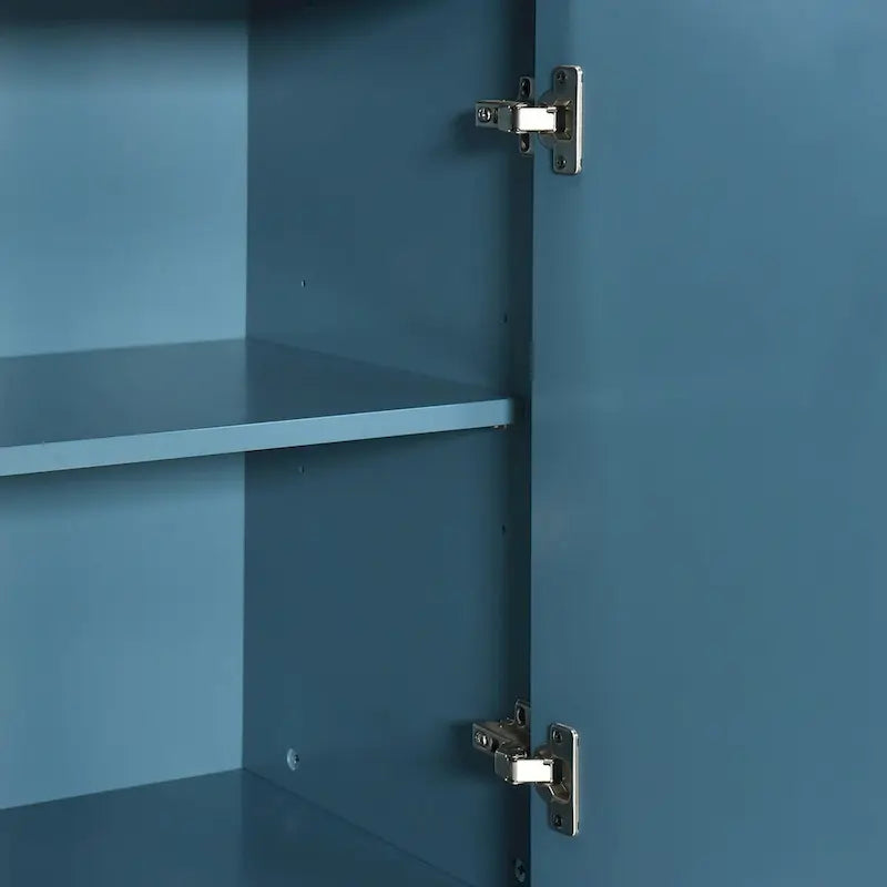 Buffet moderne à 4 portes avec motifs convexes