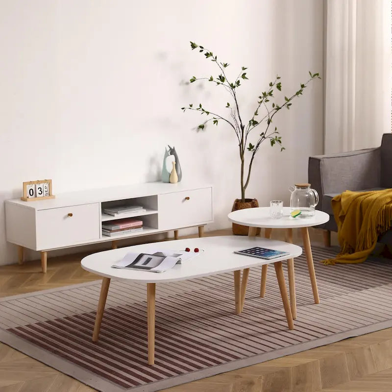 Table basse ronde