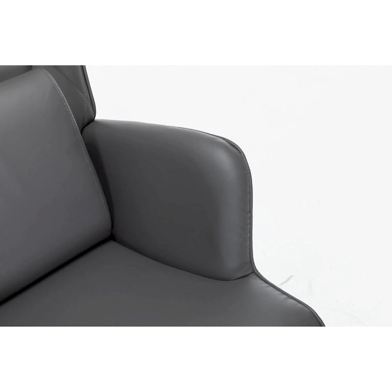 Fauteuil à bascule, Fauteuil planeur, Fauteuil à bascule d'appoint avec coussin lombaire et pouf pour Chambre de bébé/Salon/Chambre à coucher