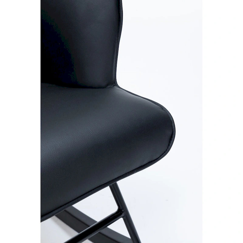 Fauteuil à bascule, Fauteuil planeur, Fauteuil à bascule d'appoint avec coussin lombaire et pouf pour Chambre de bébé/Salon/Chambre à coucher