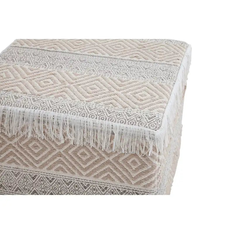 Tabouret de rangement carré rembourré Mazatlan
