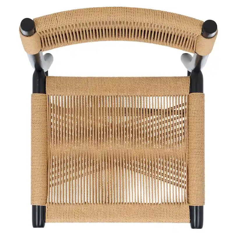 SAFAVIEH Home Masha Chaise de salle à manger en corde de 17 pouces [LOT de 2] - 20Lx22Px34H