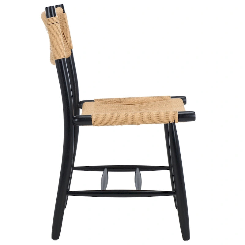 SAFAVIEH Home Masha Chaise de salle à manger en corde de 17 pouces [LOT de 2] - 20Lx22Px34H