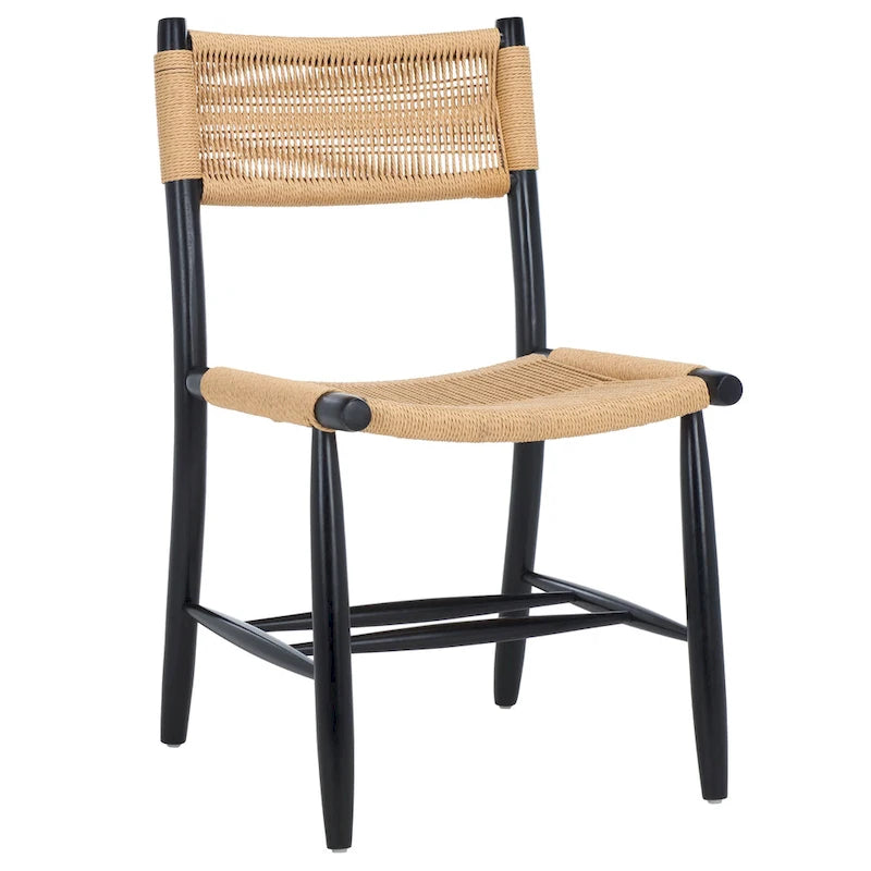 SAFAVIEH Home Masha Chaise de salle à manger en corde de 17 pouces [LOT de 2] - 20Lx22Px34H