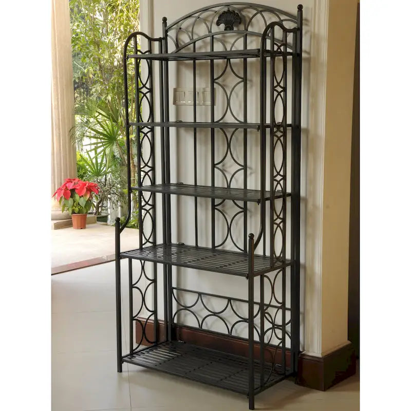Étagère de boulanger Mandalay à 5 niveaux en fer