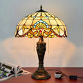 HomeyFad Lampe de table à 2 lumières dôme en verre inoxydable vintage